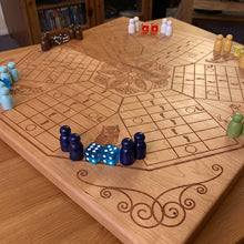 Load image into Gallery viewer, 6 Player Animal Theme Pachisi Board