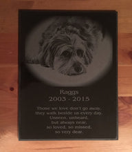 Load image into Gallery viewer, Laser Engraved Granite Pet Plaques