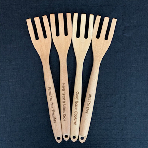 Kids Fork & Spoon Set Engraved with Animals