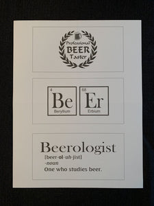Laser Engraved Beer License Plates