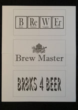 Load image into Gallery viewer, Laser Engraved Beer License Plates