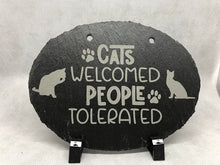 Load image into Gallery viewer, Custom Slate Signs - Oval