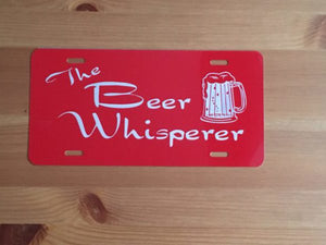 Laser Engraved Beer License Plates